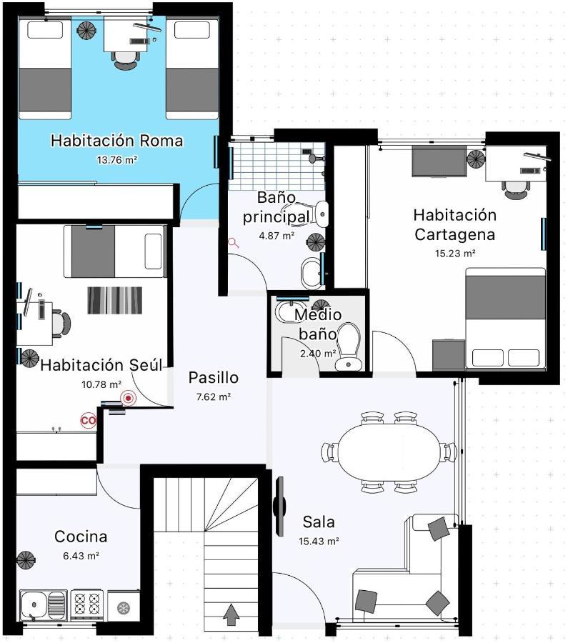 Habitacion Roma Apartment เม็กซิโกซิตี้ ภายนอก รูปภาพ